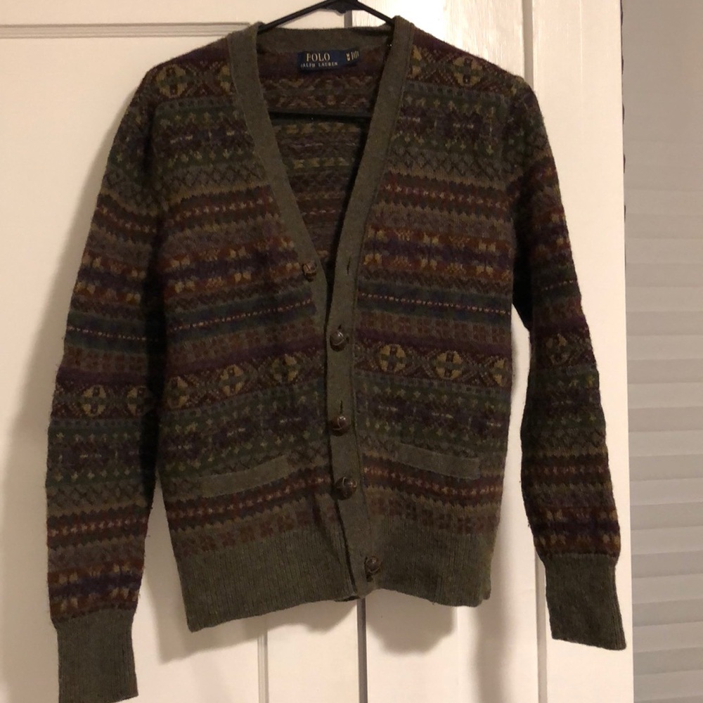 Polo Ralph Lauren men’s Medium button up sweater